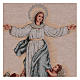 Tapiz Virgen con Vestido Blanco y Ángel 50x30 cm s2