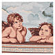 Angels of Raffaello tapestry with frame and hooks 50x40 cm s2