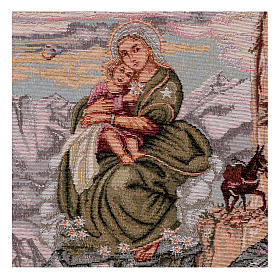 Tapiz Virgen de los Alpinos 40x30 cm