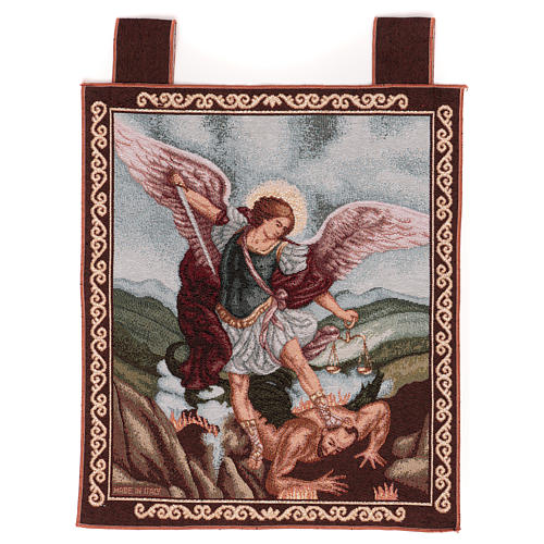 Saint Micheal Archangel tapestry 50x40 cm 1