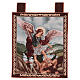 Saint Micheal Archangel tapestry 17.5x15" s1