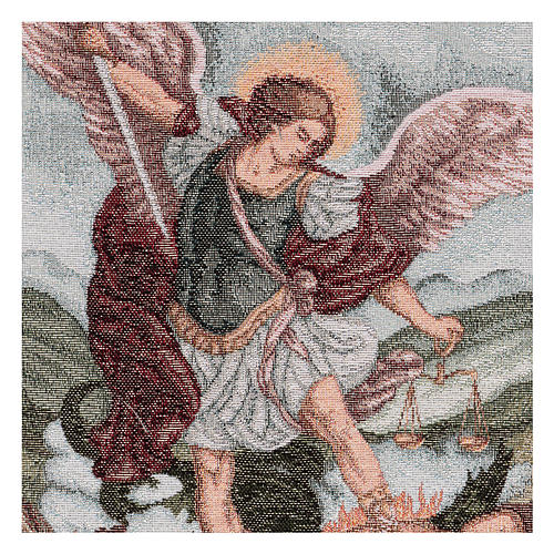Saint Micheal Archangel tapestry 40x30 cm 2