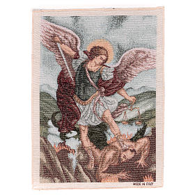 Saint Micheal Archangel tapestry 16x12"