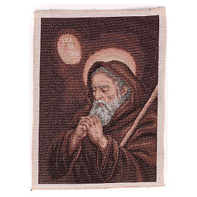 Wandteppich Heiliger Franz von Paola 40x30 cm
