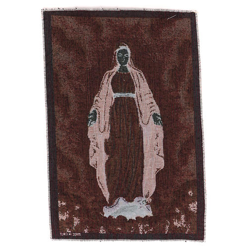 Our Lady of Graces tapestry 18x12" 3