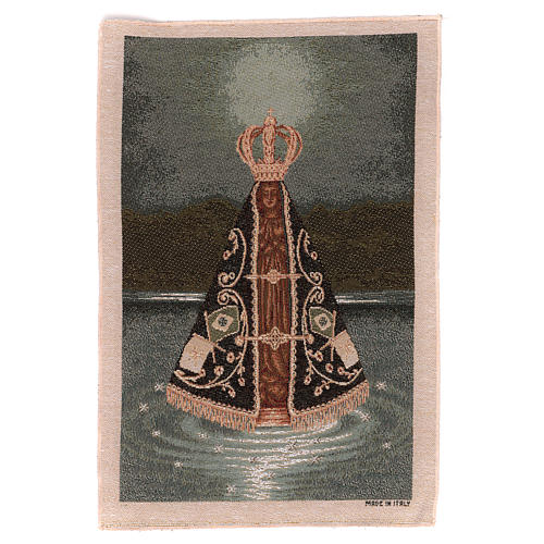 Our Lady of Aparecida tapestry 17.5x12" 1