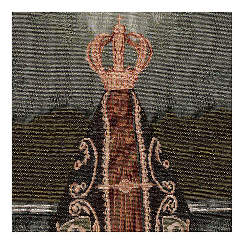 Our Lady of Aparecida tapestry 17.5x12" 2