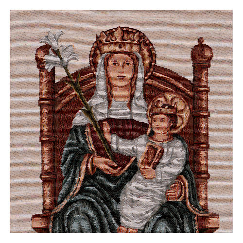 Our Lady of Walsingham tapestry 40x30 cm 2