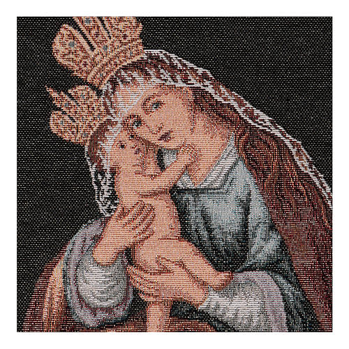 Slovakian Virgin Mary tapestry 15x11" 2