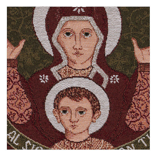 Wandteppich Madonna del Roveto Ardente 40x40 cm 2