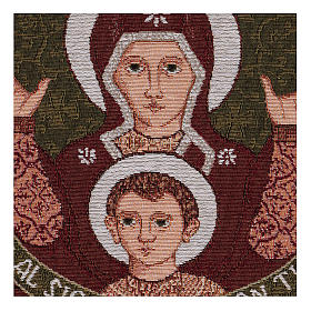 Our Lady of the Burning bush tapestry 40x45 cm
