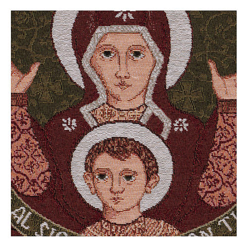 Our Lady of the Burning bush tapestry 40x45 cm 2