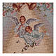 Angels with flowers wall tapestry with loops 21x14" s2