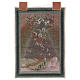 Angels with flowers wall tapestry with loops 21x14" s3