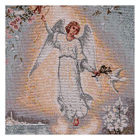 Easter Angel wall tapestry with loops 20.5x15"