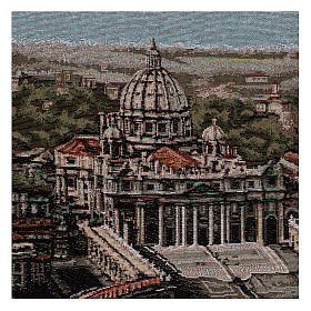 Saint Peter's square tapestry 17x24.5"