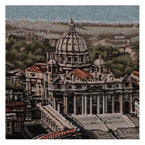 Saint Peter's square tapestry 17x24.5" 2