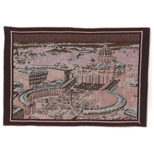 Saint Peter's square tapestry 17x24.5" 3