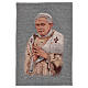 Wandteppich blauer Grundton Papst Benedikt XVI 40x30 cm s1