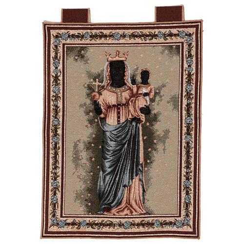 Our Lady of Oropa tapestry 50x40 cm 1