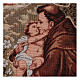 Saint Anthony of Padua tapestry with frame and hooks 50x40 cm s2