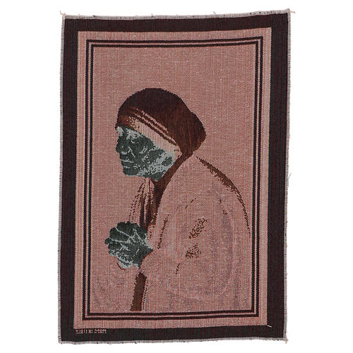 Mother Theresa tapestry 16x12" 3