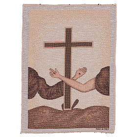 Franciscan symbols tapestry 40x30 cm