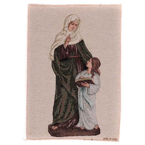 Wandteppich Heilige Anna und Maria 40x30 cm 1