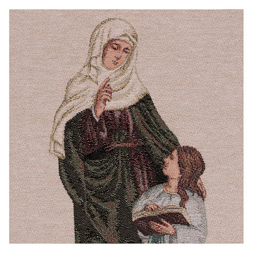 Wandteppich Heilige Anna und Maria 40x30 cm 2