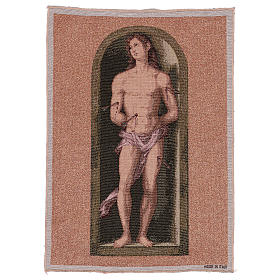 Saint Sebastian tapestry 21x16"