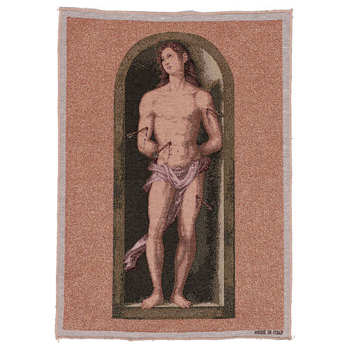 Saint Sebastian tapestry 21x16" 1