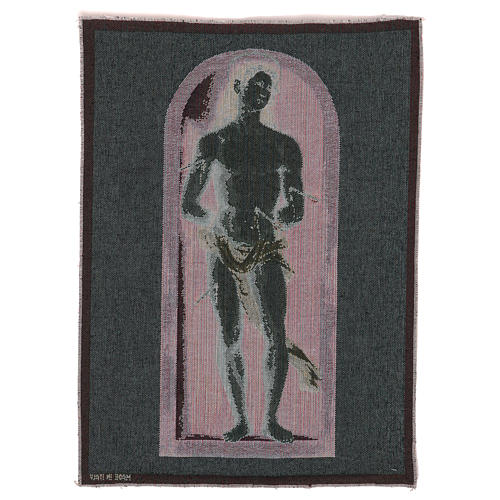 Saint Sebastian tapestry 21x16" 3