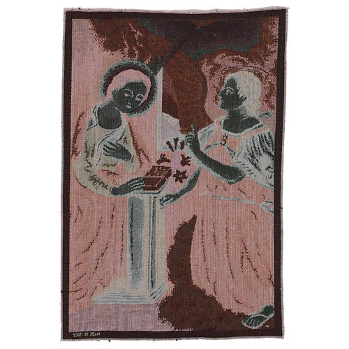 Annunciation tapestry 50x40 cm 3