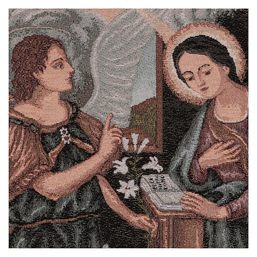 Annunciation tapestry 22x15.7" 2