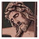 Wandteppich Christus-Antlitz mit Dornenkrone 40x30 cm s2