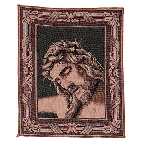 Jesus Christ's face with thorns tapestry 40x30 cm
