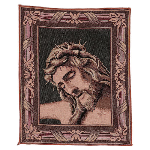 Jesus Christ's face with thorns tapestry 40x30 cm 1