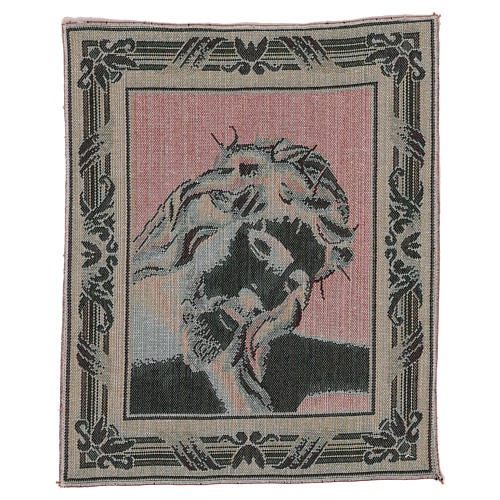 Jesus Christ's face with thorns tapestry 40x30 cm 3