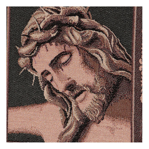 Christ crowned with thorns tapestry 21x12" 2