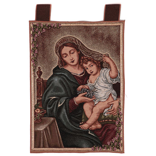 Wandteppich Traubenmadonna 50x40 cm 1