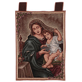 Our Lady of Grapes tapestry 20.5x15.5"