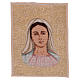Tapiz Virgen de Medjugorje con Estrellas 40x30 cm s1