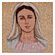 Tapiz Virgen de Medjugorje con Estrellas 40x30 cm s2