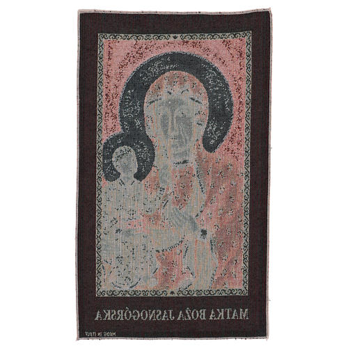 Wandteppich Schwarze Madonna von Tschenstochau 50x30 cm 3