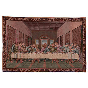 Wandteppich Letztes Abendmahl, mit Rahmen 40x60 cm