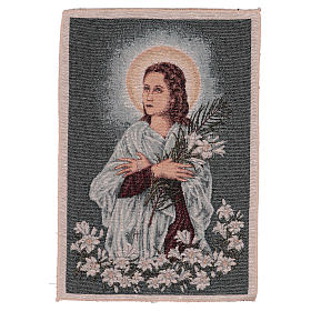 Saint Maria Goretti tapestry 16x12"