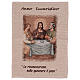 Jesus breaking the bread tapestry 50x40 cm s1