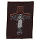 Arazzo Croce Papa Francesco colori 40x30 cm s3