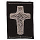 Arazzo Croce Papa Francesco argento 40x30 cm s1