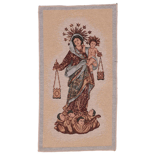 Our Lady of Mount Carmel tapestry 50x30 cm 1